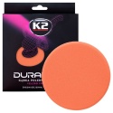 K2 DURAFLEX POMARAŃCZOWA GĄBKA ŚREDNIOŚCIERNA RZEP 150mm GŁADKA