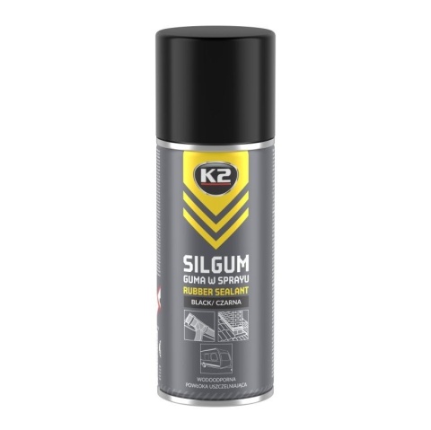 K2 SILGUM CZARNY USZCZELNIACZ BUDOWLANY 400ML