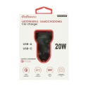 ŁADOWARKA SAMOCHODOWA USB A+USB-C