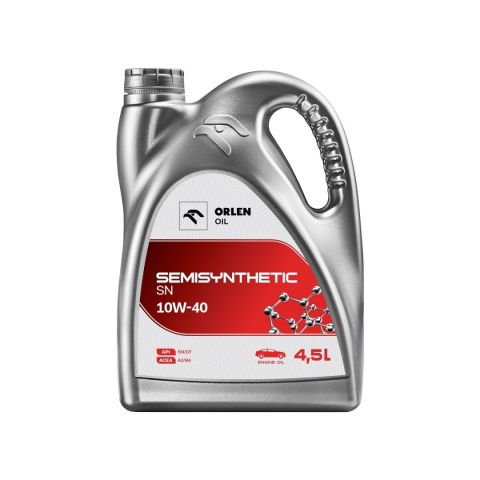 ORLEN SEMISYNTHETIC SN SZARY 10W40 4,5L