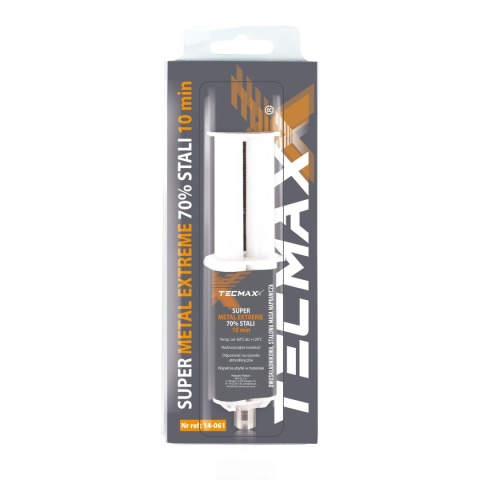 TECMAXX SUPER METAL 70% STALI 25ml / 67g STRZYKAWKA