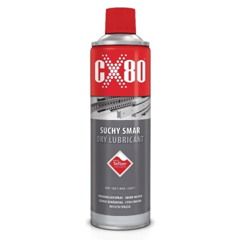 CX80 SMAR SUCHY TEFLON DUO SPRAY 500ML