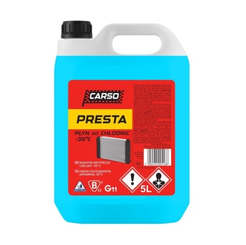 CARSO PRESTA PŁYN DO CHŁODNIC -35C 5L NIEBIESKI