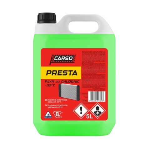 CARSO PRESTA PŁYN DO CHŁODNIC -35C 5L ZIELONY