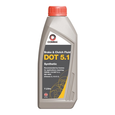 COMMA DOT 5.1 BRAKE FLUID 1L