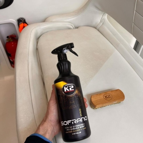 K2 SOFRANO PRO LEATHER CLEANER CZYSZCZENIE SKÓRY 1L