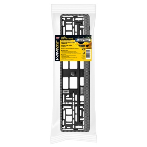 VIRAGE RAMKA DO MOCOWANIA TABLIC REJESTRACYJNYCH CARBON