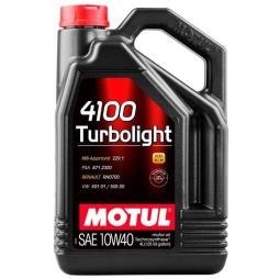 MOTUL 4100 TURBOLIGHT 10W40 4L MOTUL 109462