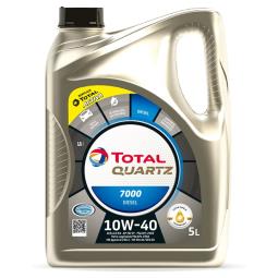 TOTAL QUARTZ 7000 DIESEL 10W40 5L TOTAL 2216284