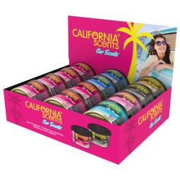 CALIFORNIA SCENTS - DISPLAY MIX 12 SZT. - Puszki zapachowe 42g CALIFORNIA SCENTS 34-048