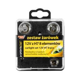 ŻARÓWKA VIRAGE ZESTAW 12V Z H7 8 ELEMENTAMI VIRAGE 91-014