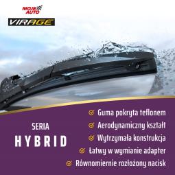 VIRAGE- Wycieraczka Hybrid 350mm- 14" blister NEW VIRAGE 92-114N