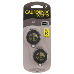 CALIFORNIA SCENTS Ice - Mini Membrana do nawiewu w samochodzie 3ml CALIFORNIA SCENTS 34-022