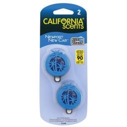 CALIFORNIA SCENTS Newport NewCar - Mini Membrana do nawiewu w samochodzie 3ml CALIFORNIA SCENTS 34-023