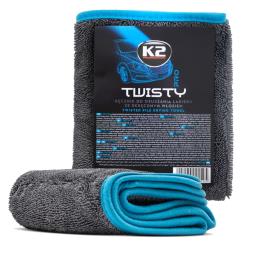 K2 TWISTY MIKROFIBRA WŁOSIE SKRĘCONE VS GŁADKIE 40x60 600g K2 D0224