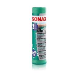 SONAX ŚCIERECZKA Z MIKROFIBRY ZIEL. 2SZT SONAX 416541