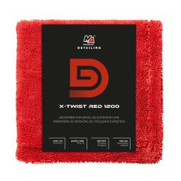 MA PRO DETAILING X-TWIST RED 1200GSM MIKROFIBRA DO WOSKÓW, QD I PIELĘGNACJI WNĘTRZA 40x40cm MOJE AUTO 20-D34