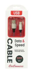 KABEL USB-A 2.0 / USB-C 2,0A 1,5M CARCOMMERCE 68702