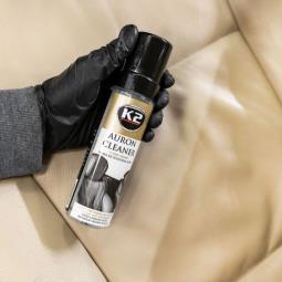 K2 AURON ZESTAW SKÓRA Auron Cleaner+Auron Protectant+szczotka Auron Brush + mikrofibra K2 G420