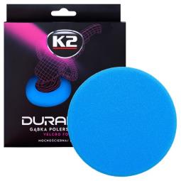 K2 DURAFLEX NIEBIESKA GĄBKA NA RZEP MOCNOŚCIERNA 150mm GŁADKA K2 L611