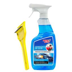 MOJE AUTO ODMRAŻACZ DO SZYB 650ML + SKROBACZKA MOJE AUTO 25-Z17